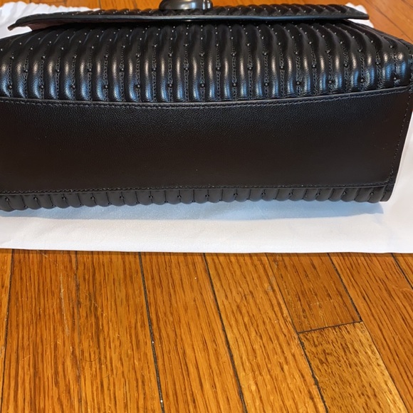 NWT Coach Black Quilted Parker with Rivets - Picture 6 of 9